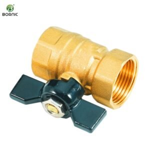 Brass ball valve for compressed air systems