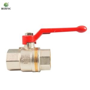 High-pressure brass ball valve