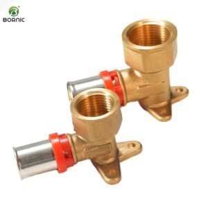 Brass press fittings for HVAC systems