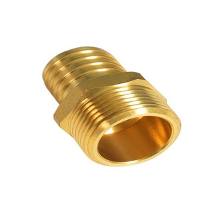 Brass sliding pipe coupling with wrench flats