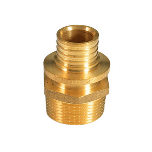 DVGW-certified brass gas pipe connectors